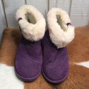 Bear paw woman purple boots size 9